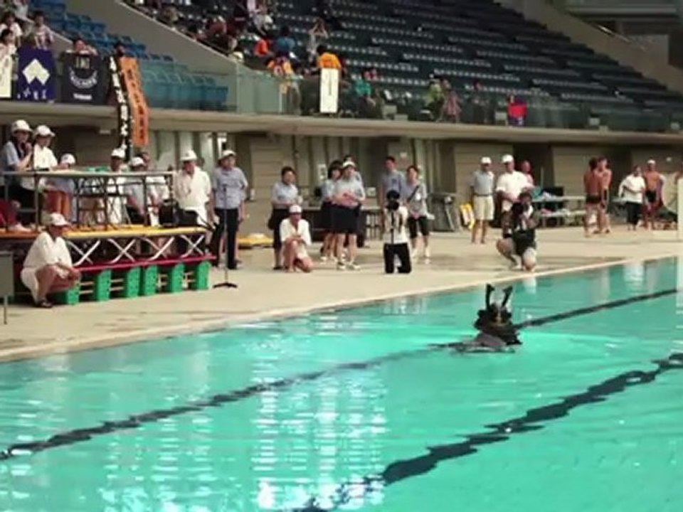 Samurai-schwimmer - schwer gerüstet
