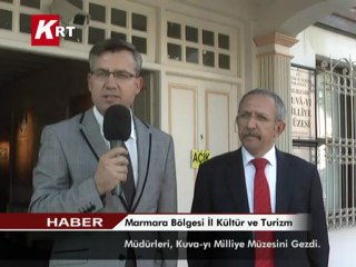 Marmara Bölgesi İl Kültür ve Turizm Müdürleri, Kuva-yı Milliye Müzesi'ni Gezdi...