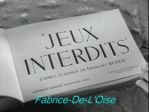 Jeux Interdits chanté par Fabrice de L'Oise