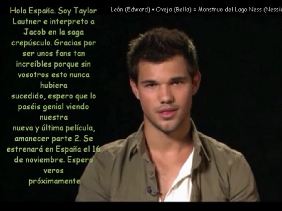 Robert Pattinson, Kristen Stewart y Taylor Lautner agradecen el apoyo a los fans ♥