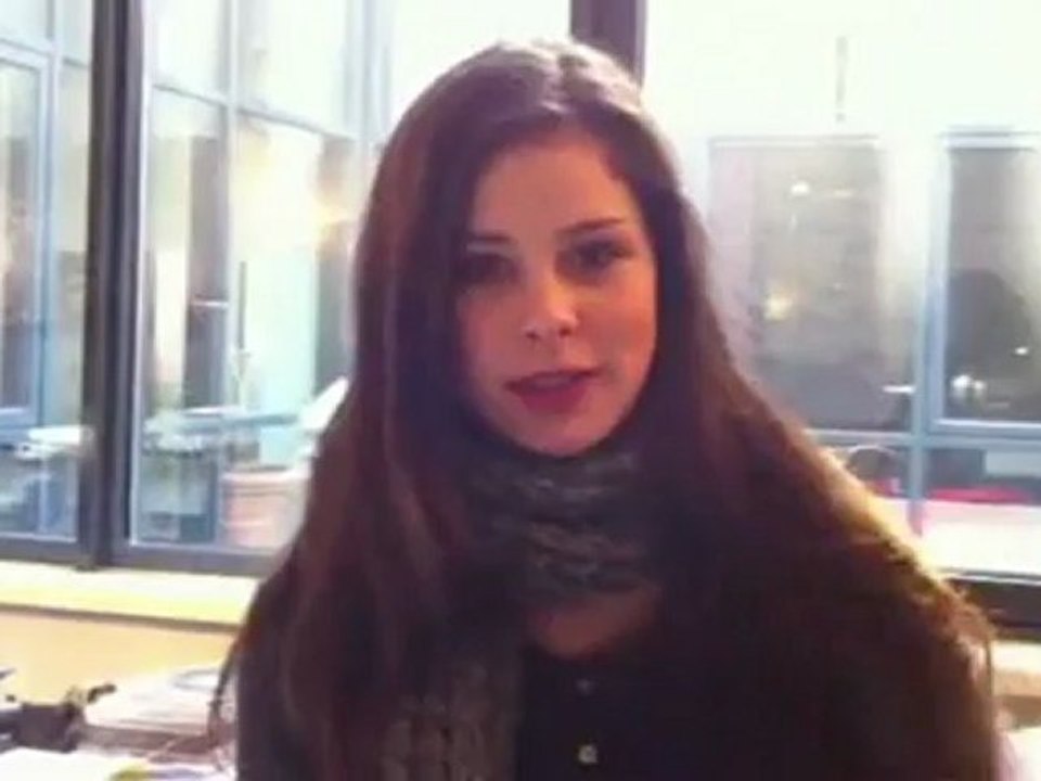 Lena bei den Tour-Vorbereitungen