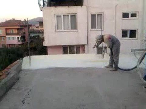 Çatı Teras Poliüretan Köpük Isı İzolasyonu/Birpol Sprey Poliüretan
