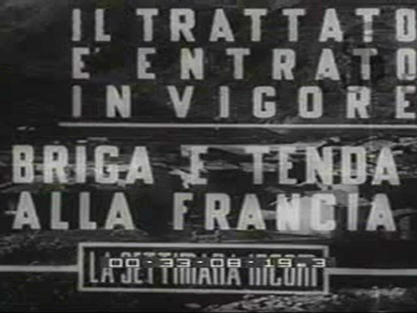 Il Trattato Entrato In Vigore Briga E Tenda Alla Francia Le