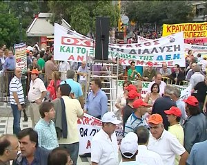 Αντιδράσεις συνδικάτων για την άφιξη Μέρκελ