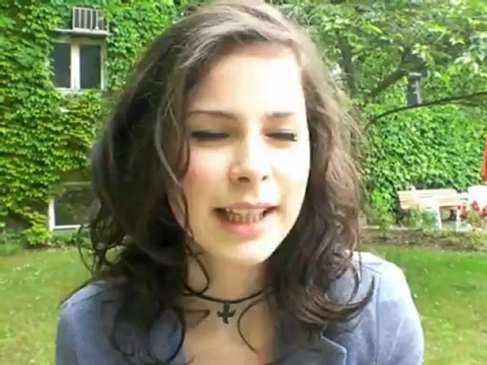 Lena in Berlin für den Kinderfilm 'Sammys Abenteuer'