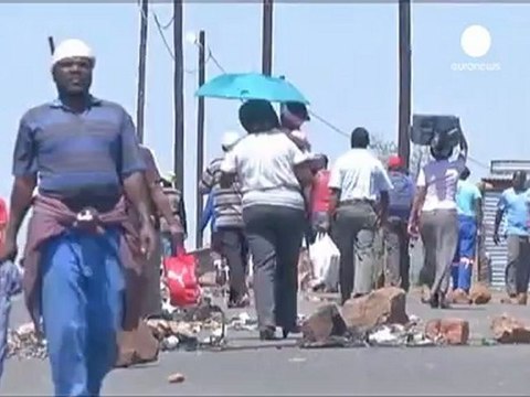 Sacked South Africa miners demand jobs back