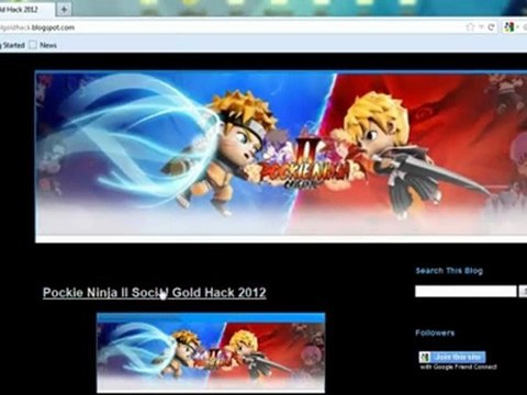 facebook, facebook hacks, Pockie Ninja II Social Gold Hack 2012,
