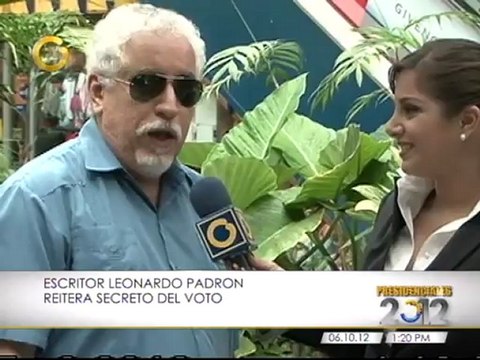 Leonardo Padrón: Es más fácil que conozcan tu tipo de sangre que por quién votas