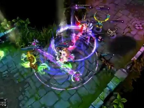 Lux pentakill avec son ulti - League of legends
