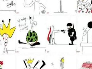 Syrian cartoonist pushes the boundries
