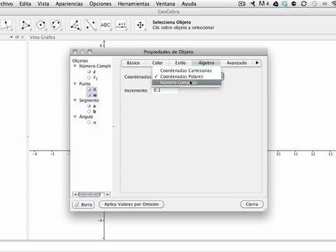 13 Geogebra y Matemáticas. Números complejos