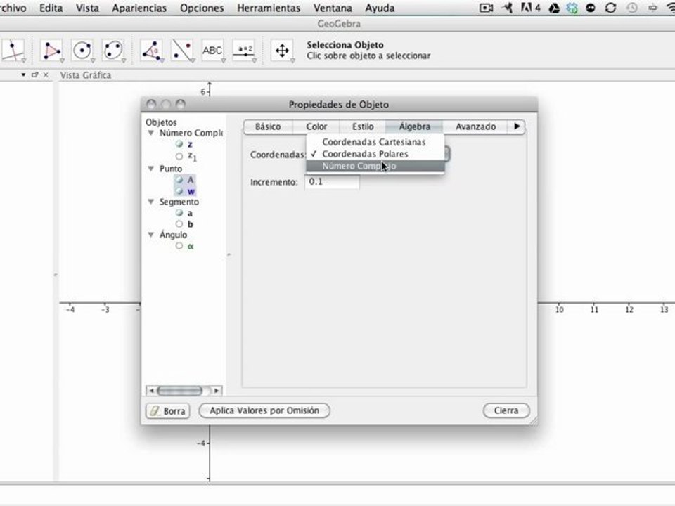 13 Geogebra y Matemáticas. Números complejos
