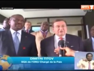 Recevant le Secrétaire général adjoint de l’ONU : Hamed Bakayoko plaide pour l’allègement de l’embargo