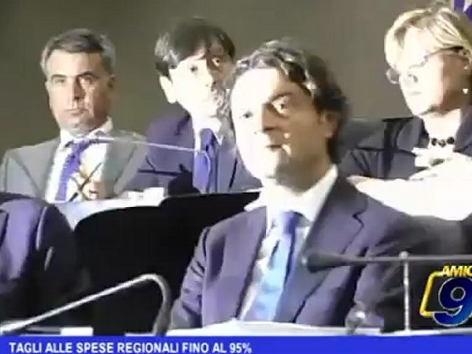 Tagli alle spese regionali fino al 95%