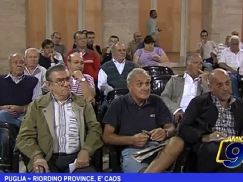 Puglia | Riordino province, è caos