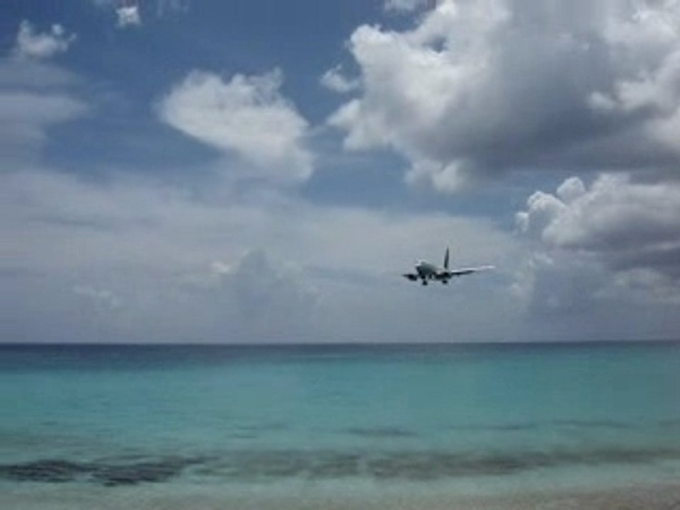 Atterrissage Saint-Martin