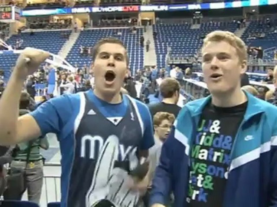 Nowitzki mit den mavs in berlin