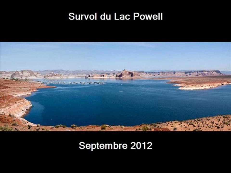 Le Lac Powell sur le Colorado en Arizona...