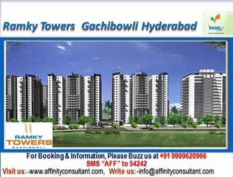 Ramky Estate Towers @09999620966 Apartments Gachibowli Hyderabad