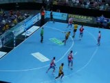 RNL - Lemgo / Passe dans le dos   Arrêt Nils Dresrüsse / Bundesliga Handball 7ème Journée