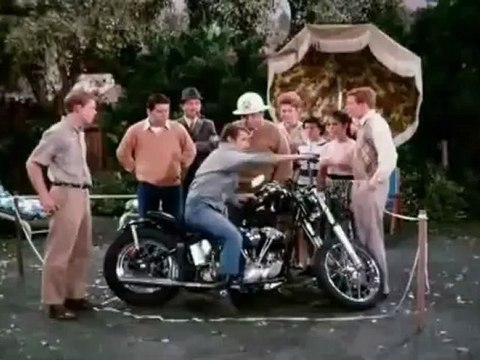 The Fonz on his Motorcycle Henry Winkler