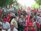 Quelques milliers de manifestants à Madrid contre l'austérité