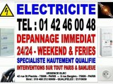 DEPANNAGE ELECTRIQUE - TEL : 0142460048 - DEPANNAGE IMMEDIAT PARIS 18e 75018