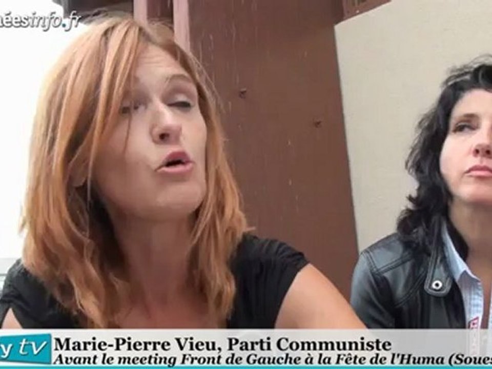 Tarbes Fete de l'Huma Buffet Picquet, Martin, Vieu (7 octobre 2012)