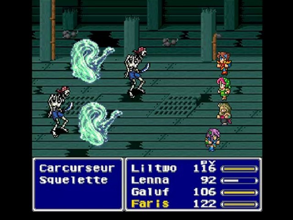 Final fantasy 5 /4/ Les bateaux fantomes