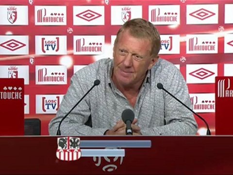 Conférence de presse LOSC Lille - AC Ajaccio : Rudi GARCIA (LOSC) - Alex DUPONT (ACA) - saison 2012/2013