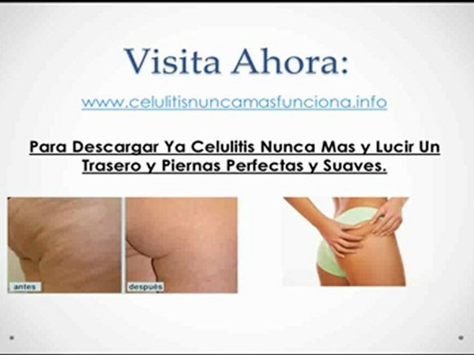 Como Combatir La Celulitis Rapido