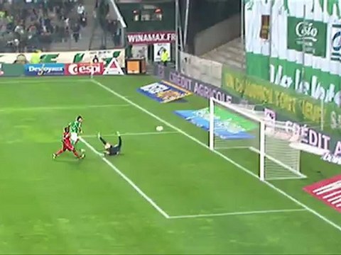 But Pierre-Emerick AUBAMEYANG (25ème) - AS Saint-Etienne - AS Nancy Lorraine (4-0) - saison 2012/2013