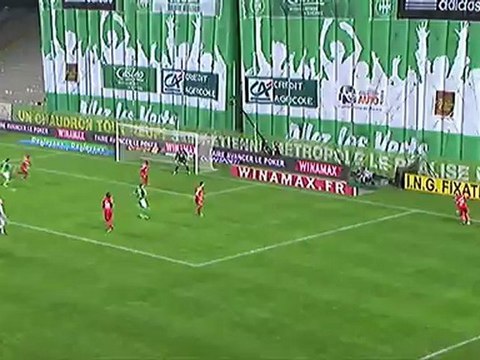 But BRANDAO (21ème) - AS Saint-Etienne - AS Nancy Lorraine (4-0) - saison 2012/2013