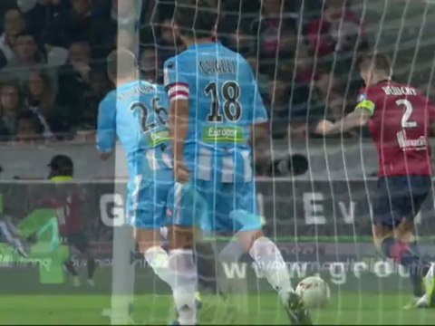 But Nolan ROUX (42ème) - LOSC Lille - AC Ajaccio (2-0) - saison 2012/2013