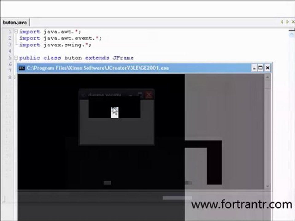 Java Buton Yapımı