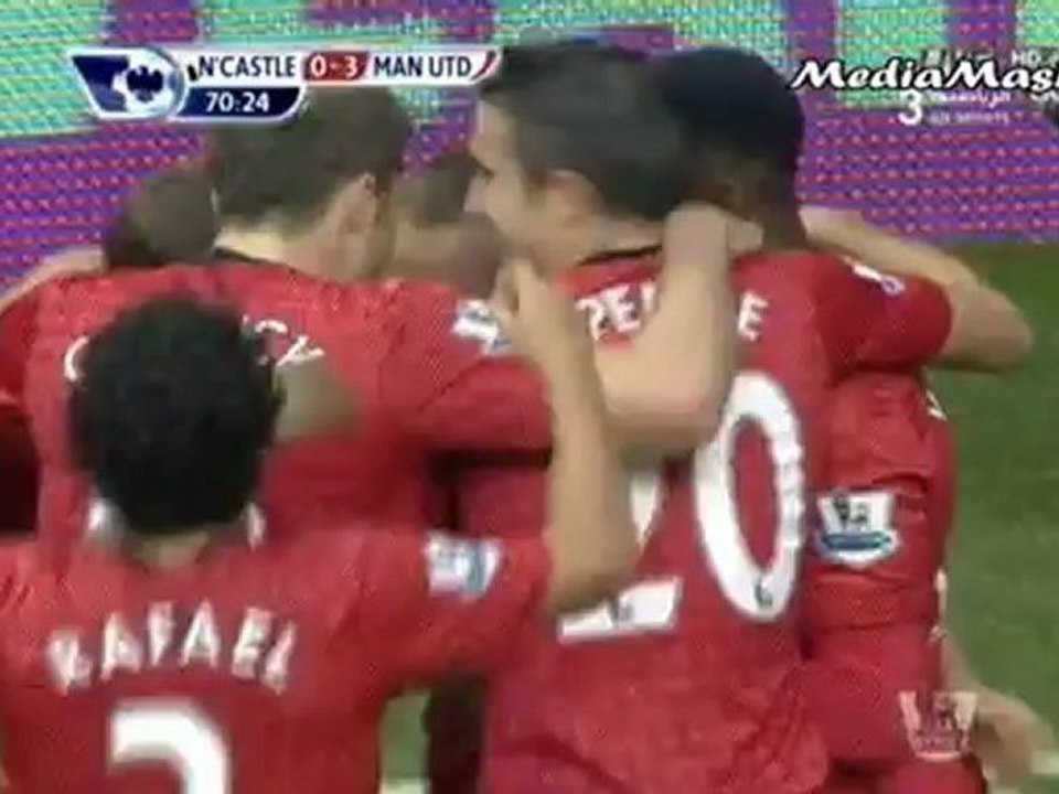 أهداف مباراة نيوكاسيل يونايتيد 0-3 مانشستر يونايتيد - الجولة الـ 7
