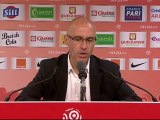 Conférence de presse Stade Brestois 29 - Girondins de Bordeaux : Landry CHAUVIN (SB29) - Francis GILLOT (FCGB) - saison 2012/2013