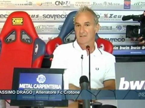 Fc Crotone | Sala Stampa, Massimo Drago in conferenza