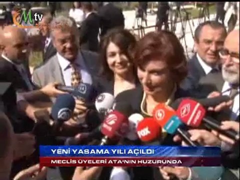 Yeni Yasama Yılı Açıldı Meclis Üyeleri Ata!nın Huzurunda