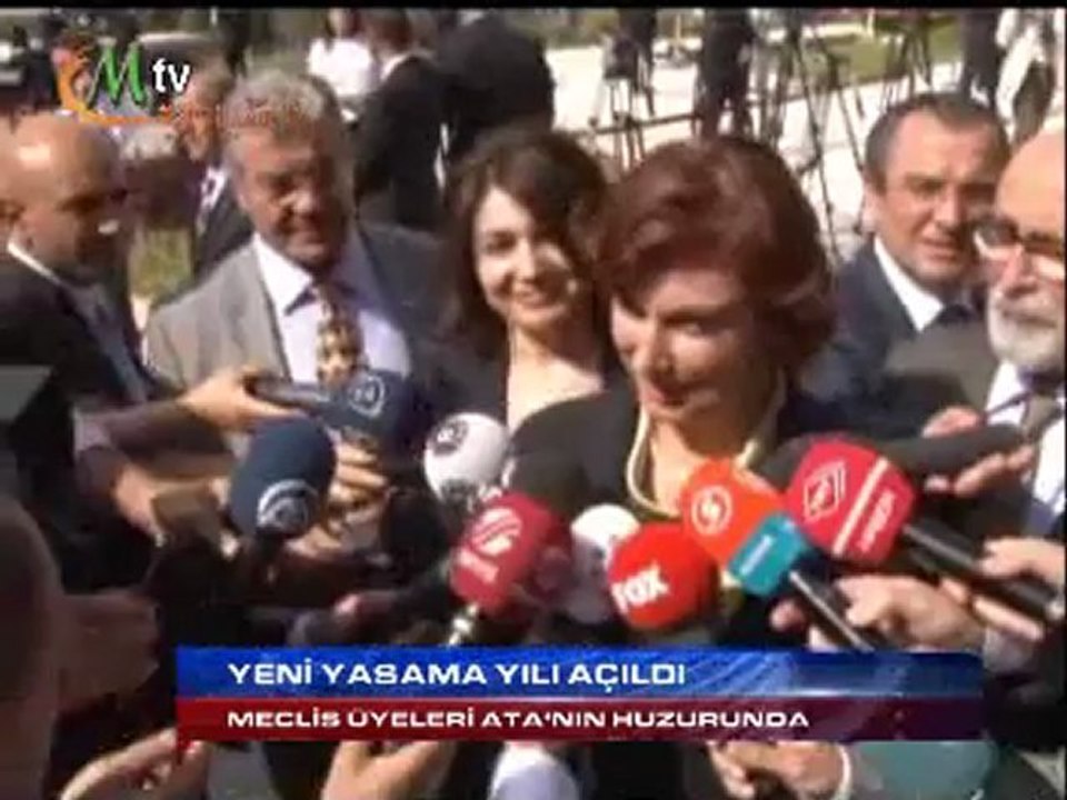 Yeni Yasama Yılı Açıldı Meclis Üyeleri Ata!nın Huzurunda