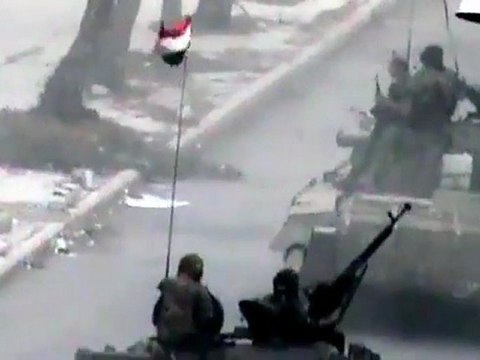 Syrian Tanks Convoy in Idlib