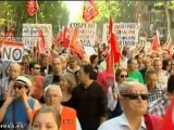 Sindicatos amenazan con huelga general europea