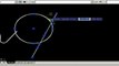 Circular transition curves in AutoCAD: circles and lines tangents to other circles and lines
