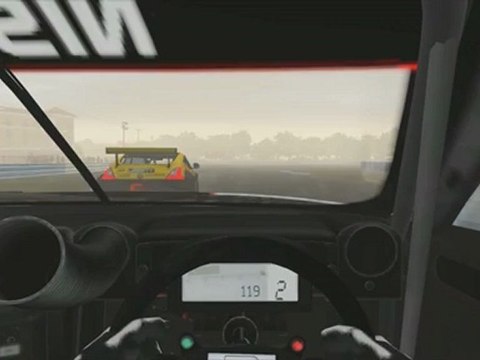 rF2 Sebring Nissan GT-R Heavy Rain + Slicks