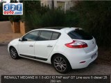 Occasion RENAULT MEGANE III CHAMPAGNE AU MONT D'OR