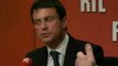 Manuel Valls, ministre de l'Intérieur, répondait aux questions des auditeurs de RTL