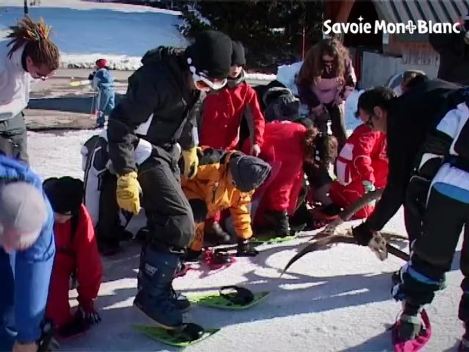 Snowshoeing in Praz de Lys Sommand