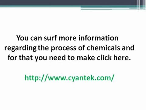 Know about manufacturing process by chemicals