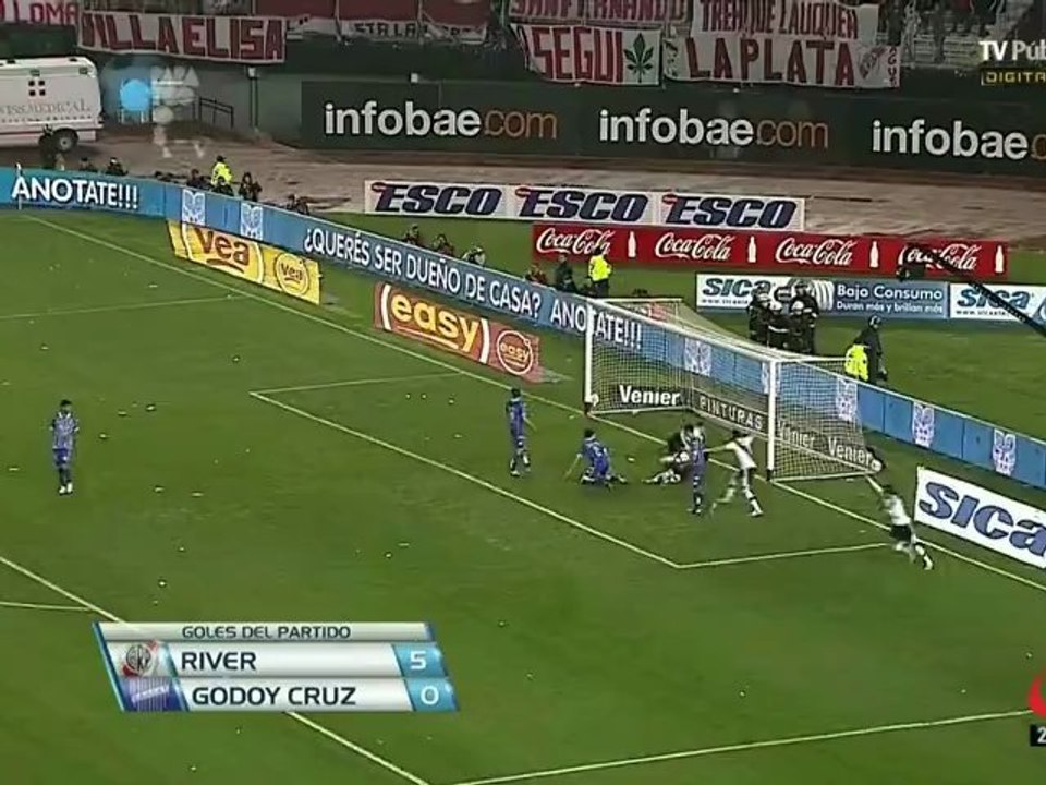 River Plate 5 - 0 Godoy Cruz [07.10.2012]