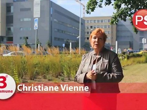 Christiane Vienne Mes envies, mes rêves, mes ambitions pour Mouscron : priorité 3
